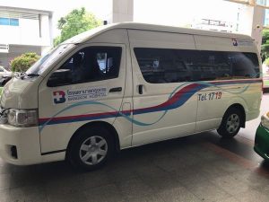 バンコク病院のシャトルバス