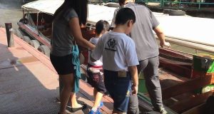 センセープ運河ボート